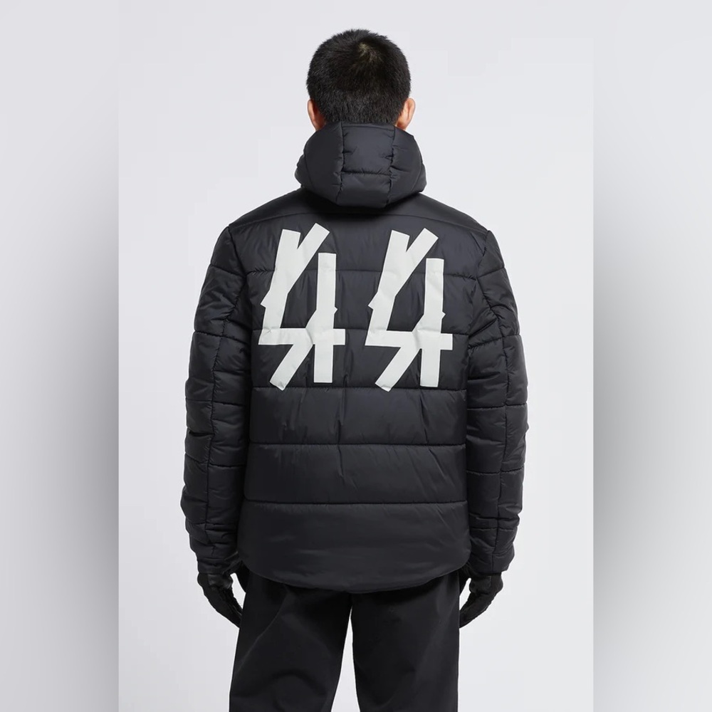 44 Label Group BNWT Eren Hoodie Puffer Jacket In Black